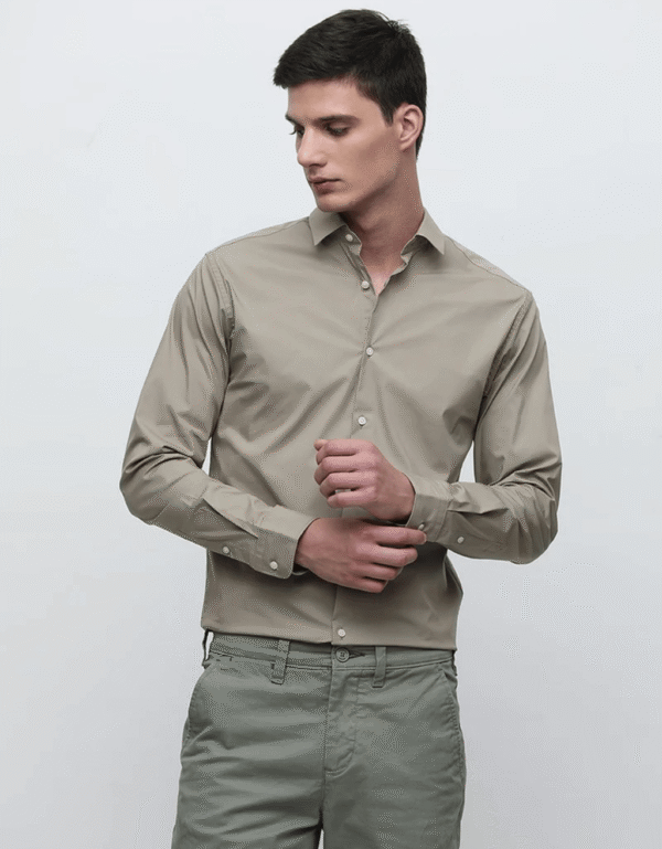 Classic Brown Formal Shirt – For the Sharpest Dressed in the Room